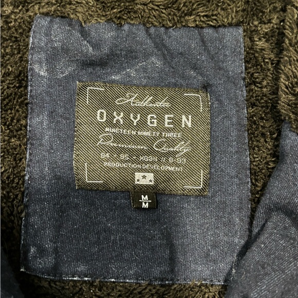 Oxygen Size Medium denim mix jacket with hood - Picture 2 of 6